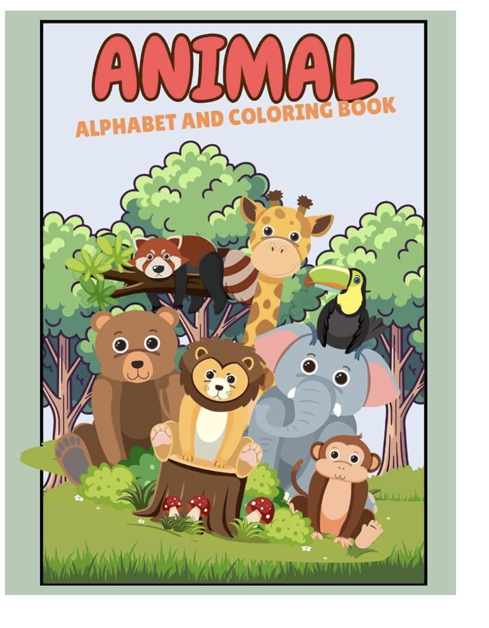 Cover of Animal Alphabet and Coloring Book